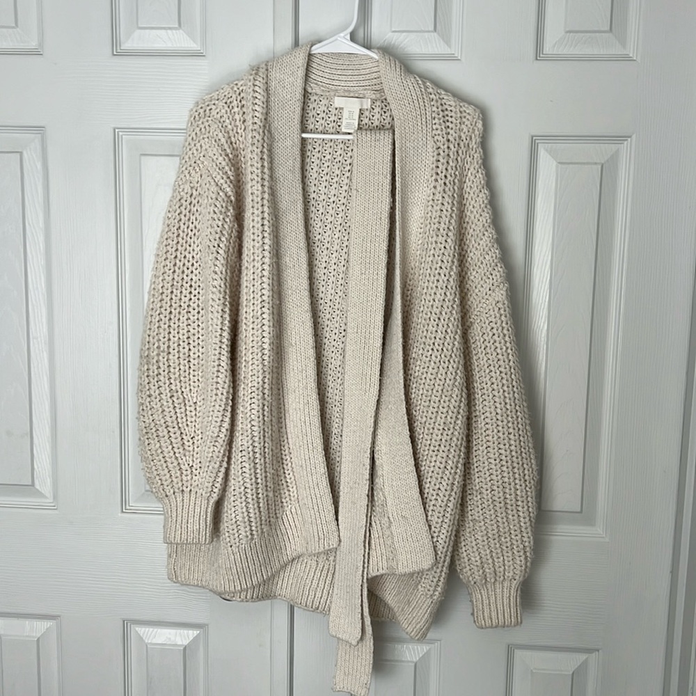 Chunky knit cardigan